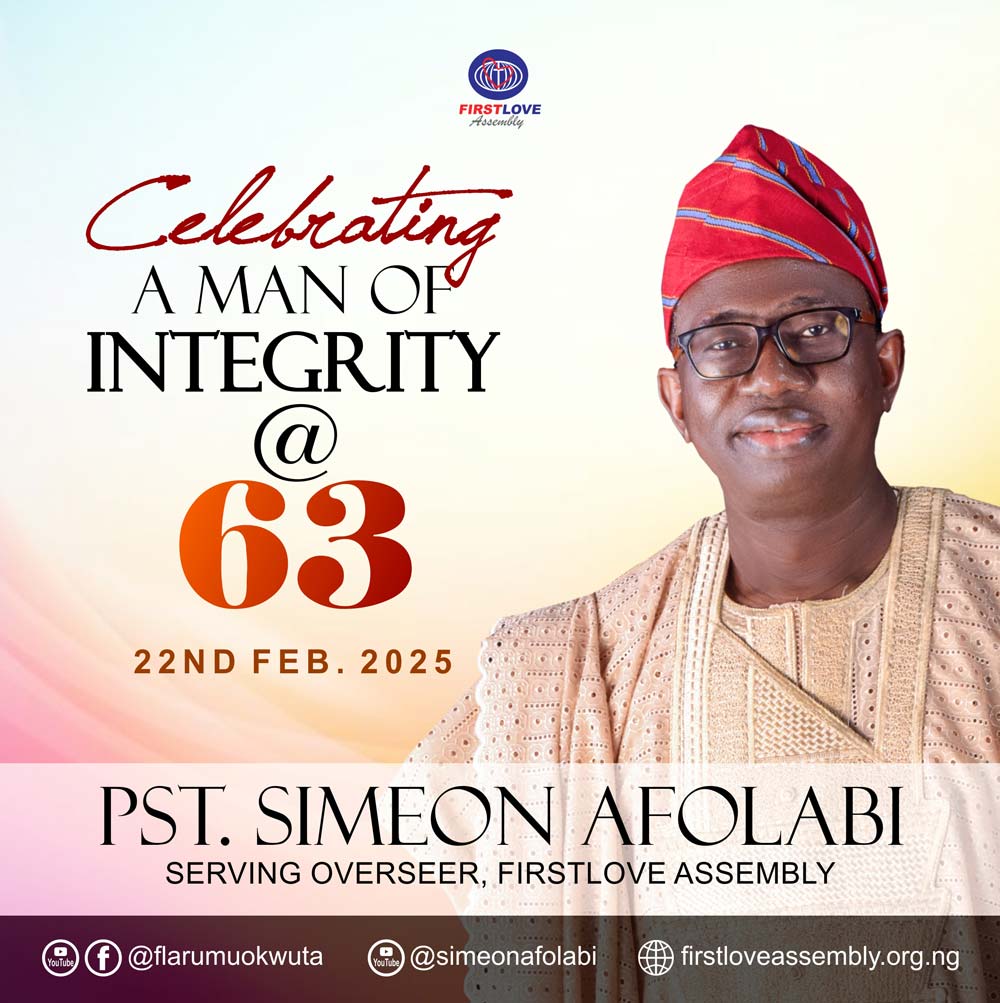 Pastor Simeon Afolabi #PSA celebrate 63 birthday anniversary.