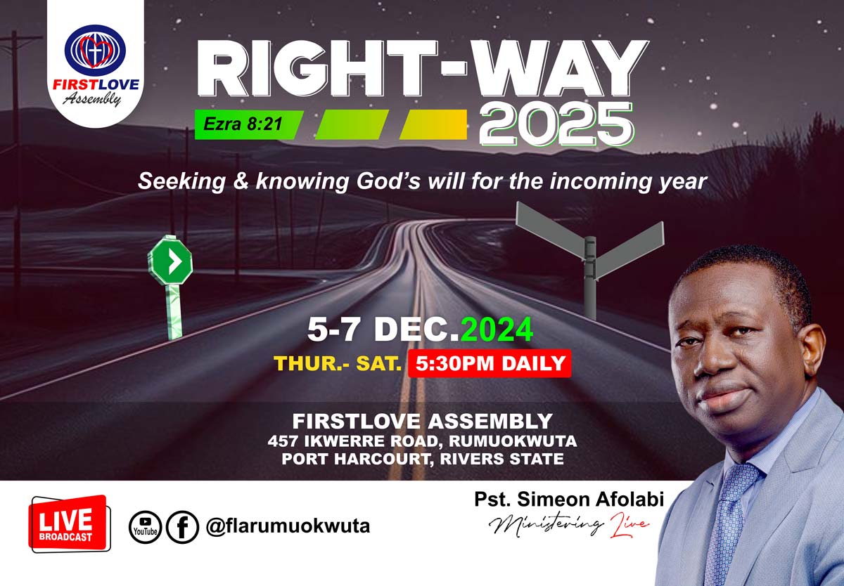 RIGHT WAY 2025 with Pastor Simeon Afolabi
